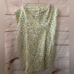 Floral sundress-strapless-Old Navy-Ladies XL